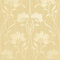 Florence Floral Yellow Wallpaper Metallic Effect Textured Blown Vinyl Modern Contemporary