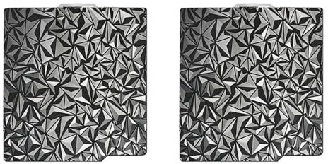 2X Plaque de Construction PEO Pet pour Imprimante 3D Bambu-Lab X1/X1C/X1E/P1P/P1S/A1, Pet + Fibre de 257 X 257 mm