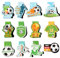 MEJOSER 12 Stück Lesezeichen Magnetisch Kinder auf Deutsch Fußball Inspirierende Sprüche Einschulung Geschenk Junge Schultüte Füllung Fussball Geschenke Jungen Party Mitgebsel Magnet Magnetlesezeichen