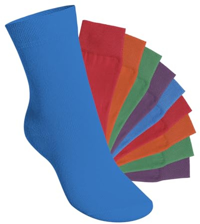 Footstar EVERYDAY! 10 Paar Kinder Socken Klassische wadenhohe Strümpfe für Mädchen & Jungen