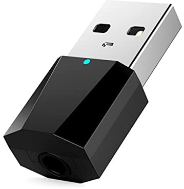 Angoily Mini-USB-Stereo-Receiver mit Audiokabel für Heim und Geschäftsgebrauch Audio-Receiver mit USB-schnittstelle Kompatibel mit Nahezu Allen Heim und Auto-receivern Kompaktes Design