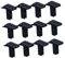 FOYTOKI 12Pcs Telescopic Ladder Button Replacement Durable Folding Ladder Parts Wear Resistant Switches for Single and Multi Function Ladders Reliable Accessory