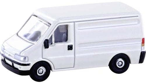 Minis by Lemke LC61210 N LKW Modell FIAT Ducato II Transporter, weiß