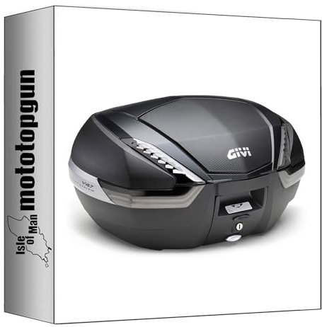 givi bauletto v47nnt monokey carbon look tech 47 lt + attacco compatibile con yamaha t-max 560 2022 2023 2024 mototopgun