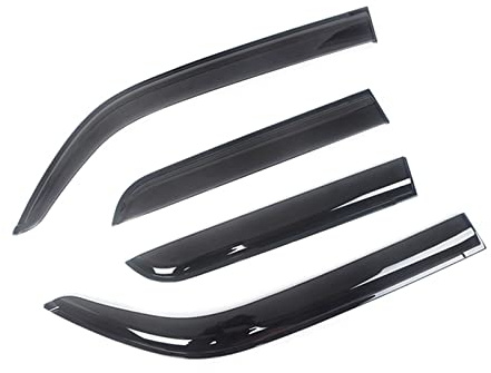 FHFB Windabweiser Für Volvo Für XC70 Für V70 2003-2015 Jahr Auto Schwarz Getönt Auto Seite Fenster Visier Vent Markisen Unterstände Regen Schutz Tür Ventvisor Rain Visor