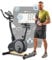 Hop-Sport Heimtrainer Fahrrad Spark - Hometrainer mit Pulssensoren & Computer, Ergometer mit 8 Widerstandsstufen und max. Benutzergewicht 120kg Gold