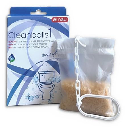 CLEANBALLS Dr. Neu, innovative sfere anticalcare per la cassetta WC