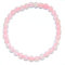 Edelstein-Armband Rosenquarz, Kugeln, Ø 4 mm