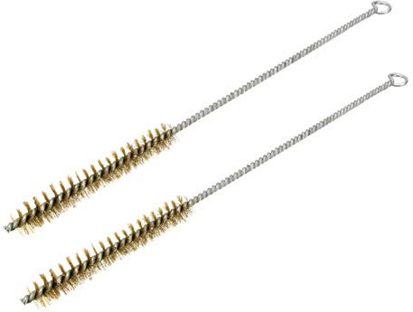 sourcing map Cepillo de Limpieza de Tubo de Alambre de Cobre de 15 mm de diámetro 28,5 cm de Longitud 2 Piezas