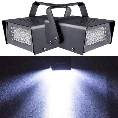 2 Packs 32 LED Strobe Lights for Halloween, Party, and Room - Mini Flashing Light With Multiple Modes