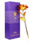 WeFoonLo Creative Künstliche 24K Gold Rose Blume Kunststoff Lange Stiel echte Rose in Gold mit Geschenkbox für Muttertag, Valentinstag, Geburtstag, Thanksgiving Day eingetaucht (Gold)
