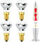 Klarlight Ampoule de Lampe à Lave 25W E14 R39 Blanc Chaud Ampoule à Réflecteur Blanc Chaud SES Petite vis Edison Ampoule à Incandescence Projecteur (Paquet de 4)