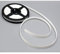 TopHomer Keramik-Fliesen-Klebeband, schimmelresistent, Dichtungsband, dekoratives Klebeband, Aluminiumfolie, Streifen, Kanten, Felgen, weiß, 8mm x 6m