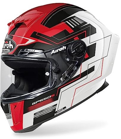 Airoh Gp550 S Helm, Rot Gloss, XL