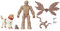 Marvel Error:#N Guardianes de la Galaxia Vol. 3, Figuras articuladas Groot, Bebé Rocket y Marvel'S Cosmo