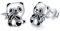Panda Ohrringe Mädchen 925 Sterling Silber Tier Ohrringe Süß Hypoallergen Panda Ohrstecker Damen Panda Schmuck Geschenke für Tochter Kinder Frauen