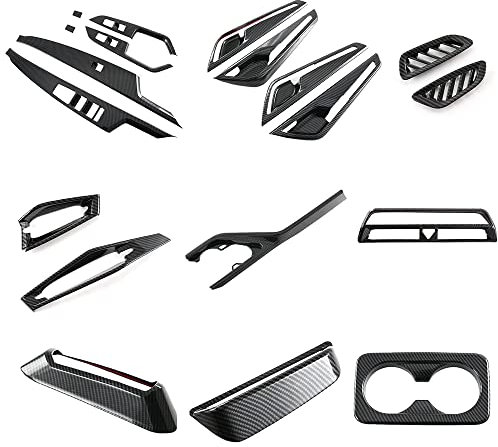 HIGH FLYING für Niro SG2 2023 2024 Interieur Dekor ABS Kunststoff Kohlefaserfarbe (Wählen Sie Alle)