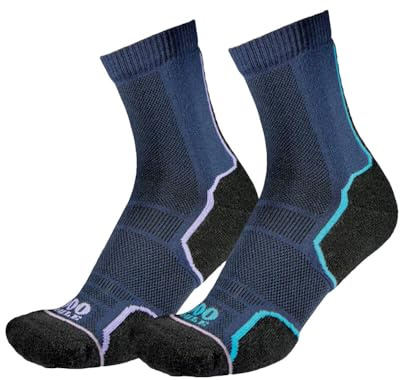 1000 Mile Socks Trail Repreve Single Layer Sports Socks Twin Pack Made from recycled materials