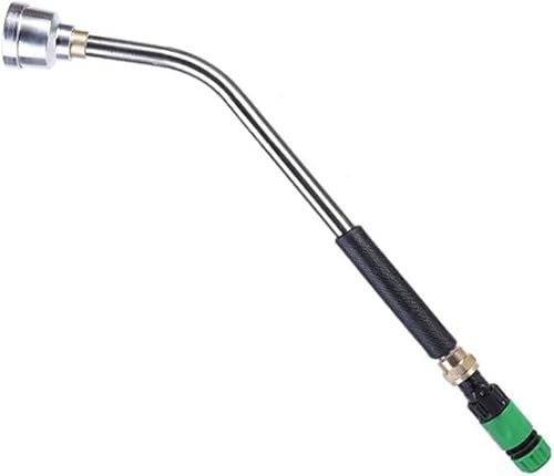 1/2 Zoll Garten Bewässerungsstab Sprinkler Pistole Gartensprüher mit Edelstahl Schlauch Sprüher Zauberstab Hochdruck Langrohr Spray Wasserlanze