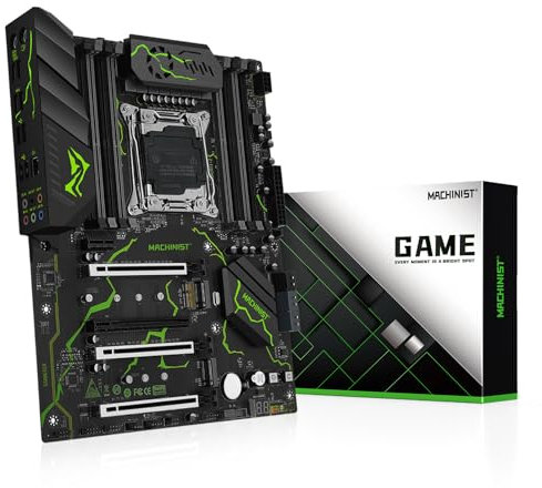 MACHINIST Placa base LGA 2011-3, Intel X99 (Intel 5ª/6ª generación) placa base de servidor (ATX, PCIe 3.0, DDR4, NVME/SATA M.2, arranque/reinicio de una tecla, SATA 6Gb/s) para Xeon E5 V3/V4, Core i7