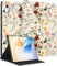 Wazzasoft for Lenovo Tab M9 Case 9 Inch 2023 for Women Girls Cute Folio Cover Fashion Kawaii Design Girly Flower Floral Pretty Unique Aesthetic Tablet Cases for Tab M9 Case 1rd Gen (TB-310FU) 9''