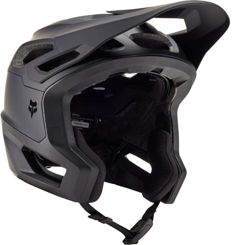 Fox Casque Dropframe Pro Unisex-Adult, Noir Mat, S