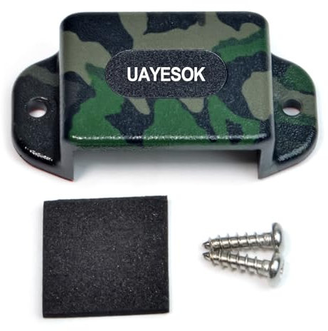 UAYESOK Car Radio Mount, Handheld Walkie Talkie Holder Radio Dashboard Hang Clip Hook with Screws & 3M Adhesive Back, for Motorola Baofeng Kenwood Hyt Icom Midland 2 Way Radio (Camouflage, 1 pcs)