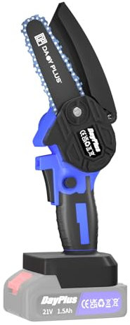 Bare Brushless Mini Chainsaw 4 Inch, Electric Small Handheld Chain Saw with Security Lock for Tree Branches,Courtyard, Household & Garden