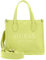 GUESS Silvana 2 Compartment Mini Tote XS Chartreuse