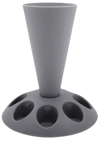 Colcolo Spritzbeutelhalter, Spritztüllen-Organizer, Blumenmund-Ständerhalter, Spritzbeutel-Füllständer, Zuckergussbeutel-Halter für die Küche, GRAU