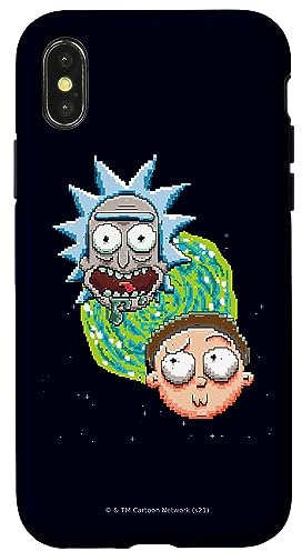 Rick and Morty Pixelated Portal Case for iPhone X/XS