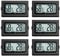 Digital Thermometer Innen Hygrometer Mini Hygrometer Thermometer Innen Reptilien Digitaler Hygrometer, für Büro, Küche, LCD-Thermometer Inkubator, Thermometer Gewächshaus (6)