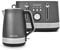 Morphy Richards Illumination Kettle and Toaster Set, 1.7L Rapid Boil Illumination Jug Kettle, 4 Slice Variable Browning Illumination Toaster, Matching Set, 3KW/ 1500W, Titanium, 108022/248022