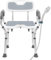 Shower Chair with Arms and Back Heavy Duty 150kg, Shower Seat for Inside Shower with Shower Head Holder, Shower Bathroom Chair with Cutout Seat & Cold-Proof Pads, Tools-Free Assembly