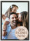 Wackadoo personalisiertes Geschenk mit Bilderrahmen 15x20 Schwarz Fotodruck Bild zum Muttertag Vatertag Hochzeitstag Familienfotos Poster mit Wunschmotiv, eigenes Foto picture frame
