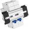 Interruttore automatico CC bipolare 10A 16A 20A 25A 32A 40A 50A 63A 500V interruttore magnetotermico montaggio su guida DIN(16A)