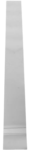 CALLARON Plaque Inox Autocollante pour Porte Intérieure en Acier Inoxydable Argenté Facile à Installer Bloque Poussière et Eau pour Portes en Bois