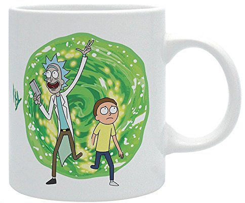 RICK AND MORTY - Premium Keramik Tasse - Portal - Geschenkbox