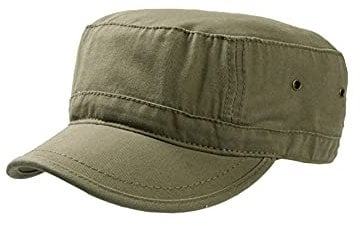 Atlantis Chino Baumwolle Urban Military Kappe (S-M) (Olive)