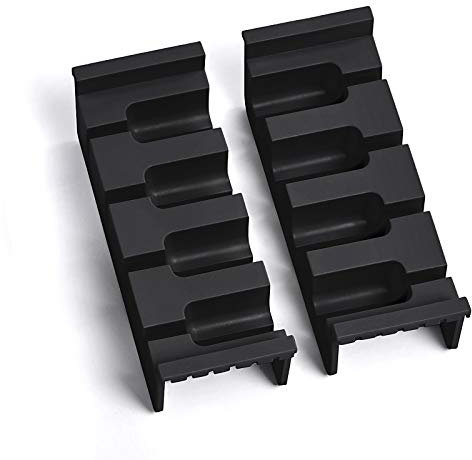 SOTECH Messereinsatz Cuisio anthrazit für 150er Schale für 4 Messer Breite 143 mm Messerhalter für Legrabox