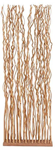 AubryGaspard - Paravento in bambù naturale su base a 45 aste