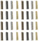 Lot de 80 embouts de lacets en cuivre pour réparation de lacets de chaussures - Extrémités lisses