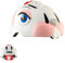 Crazy Safety Kinder Fahrradhelm | Fahrradhelm Kinder 2-7 Jahren für Fahrrad, Skateboard, Radsport, Laufrad, Tretroller, Inlineskates | Leichter und Verstellbarer 3D Tierhelm 49-55 cm (Hase Weiß)