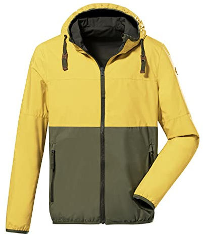 G.I.G.A. DX Herren Funktionswendejacke/Wendejacke mit Kapuze - GS 11 MN JCKT, Senfgelb, M, 38216-000