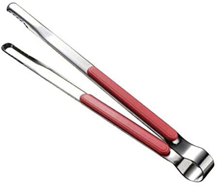 DawnDream Grillzange Edelstahl Grillzangen Salat Kuchen Dessertzangen Backwaren Küchenwerkzeuge Grillzange (Color : Pink)