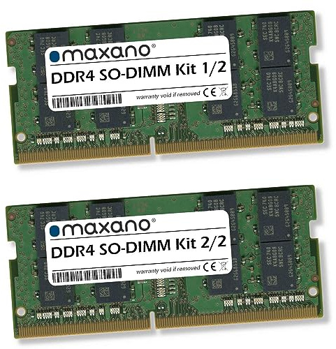 Maxano 64GB Kit 2X 32GB RAM kompatibel mit Asus TUF Gaming F15 FX506HC (PC4-25600 SO-DIMM Arbeitsspeicher)