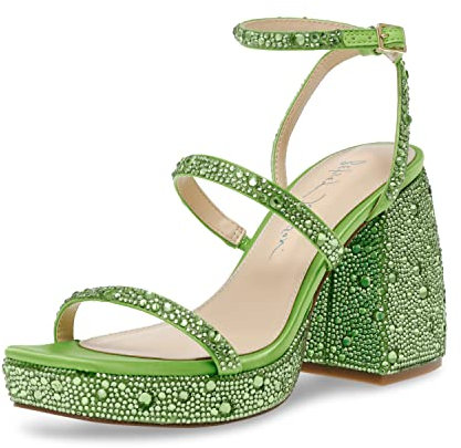 Betsey Johnson Denni, Sandali con Tacco Donna, Lime, 40 EU