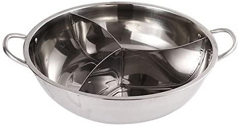 predolo Topf mit Teiler Kochgeschirr Suppentopf Geschirr für Die, 32CM