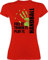 Shirt Damen - Handball EM 2026 Trikot Ersatz - Feel it. Touch it. Play it. - schwarz - M - Rot - Handball-t-Shirt Handballer t-Shirt Outfit hanball Tshirt Shirts halbball t für Handball. Handball,