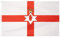 MUWO Flagge Nations Together 90 x 150 cm Nationalmanschaften, doppelseitige Gartenflagge, wetterfeste Fanflagge, Fußballflagge Polyester Länderfagge Deutschland mit Ösen (Nordirland)
